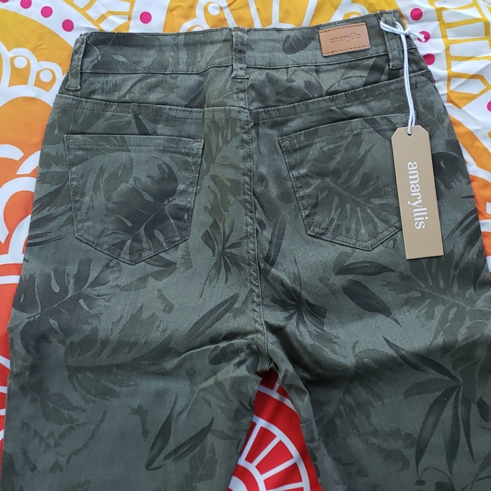 "Parker" palm leaf skinny jeans - Picture 12 of 13